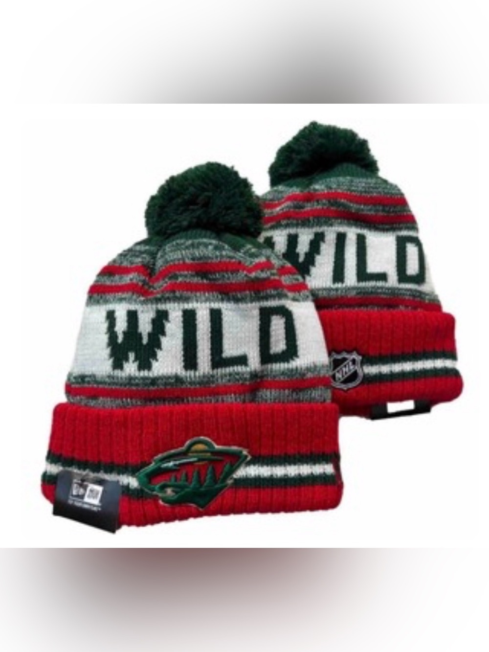 New Era Minnesota Wild Embroidered NHL Hockey Beanie - Brand New
